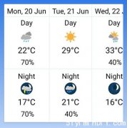 多市今日天阴或骤雨最高22度(图)