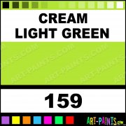 求帮忙翻译一句话：“cream/light green”，谢谢了。