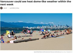 夏至!熱浪來襲溫哥華周末迎高溫天