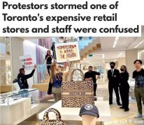 多伦多奢侈品店遭抗议人群涌入：LV、Dior、Tiffany遭殃！