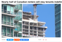 房市泡沫让加拿大近半的租客不愿购房，要无限期租住