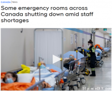 疫情卷土重来 加拿大多处急诊室却关闭 护士辞职!