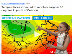 加拿大高温警报! 温哥华迎热浪 下周逼近40度! 村民注意!