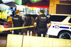 餐馆后面停车场举行派对 枪手突袭6人中弹1危殆(组图)