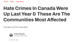全球仇恨犯罪暴增，加拿大也不例外！据统计受害最多的族裔是这些！