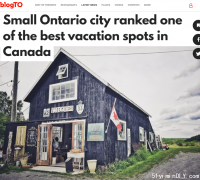 加拿大20个绝美度假地排名出炉！多伦多附近这个小镇你去过吗？