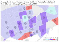 多伦多各区域最新房租曝光 居然有地方同比涨幅为0