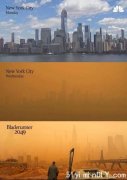 受安省魁省影响 纽约市亦被橙色浓雾笼罩(图)