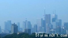 全球空气质素最差的排名榜中 多伦多排第七 比中国重庆还高(图)
