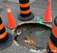 【更新】【东约克一米直径路坑】市议员话几年前是即日收好(图)
