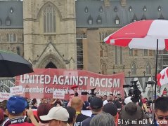 加拿大排华法百年反思集会游行今在渥太华国会广场举行