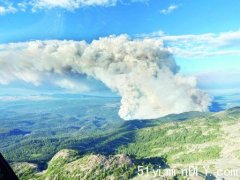 山火肆虐 空气质素达最差级(组图)