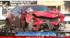 温市凌晨1死7伤重大车祸 17岁司机面临刑事调查(图)